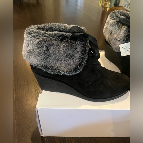 COLE HAAN Coralie Suede Booties - Picture 2 of 8